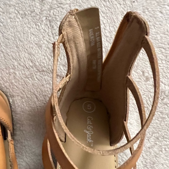 Girls' Cat & Jack Shoes Lilith Gladiator Sandals - Picture 4 of 5